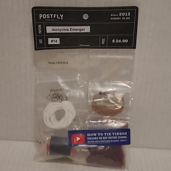 NIP Set of 3 Postfly Fishing Lure Tying Kits - Picture 10 of 16
